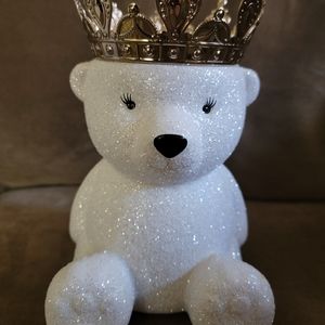 Bath and Body Works Bear Glitter Candle Holder